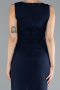 Navy Blue Midi Cocktail Dress ABK2169