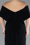 Long Black Plus Size Evening Gown ABU3945