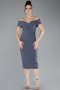 Anthracite Midi Invitation Dress ABK1902