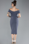 Anthracite Midi Invitation Dress ABK1902