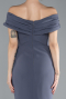 Anthracite Midi Invitation Dress ABK1902