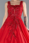 Red Long Plus Size Haute Couture Dress ABU3747