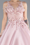 Powder Color Strappy Beaded Long Princess Haute Couture Dress ABU4441