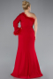 Red Long Plus Size Evening Dress ABU3518