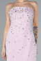 Powder Color Strapless Stone Midi Cocktail Dress ABK2211