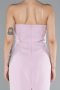 Powder Color Strapless Stone Midi Cocktail Dress ABK2211