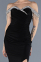 Long Black Evening Dress ABU4553