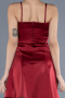 Burgundy Short Satin Cocktail Dress ABK2225