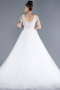 White Stones On Top Glitter Princess Plus Size Wedding Dress ABG089