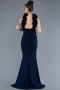 Long Navy Blue Evening Dress ABU4610