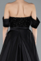 Long Black Evening Dress ABU4661