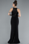 Long Black Mermaid Evening Dress ABU608