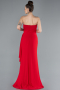 Long Red Mermaid Evening Gown ABU4666