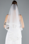 White Dantelle Wedding Veil AB03