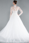 White Laced Long Sleeve Helen Wedding Dress ABG119