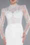 Long White Wedding Dress ABG105