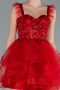 Red Short Engagement Dress ABK2079