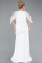 Long White Formal Plus Size Dress ABU4668