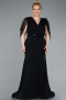 Long Black Formal Plus Size Dress ABU4668
