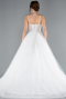 Long White Wedding Dress ABG106