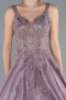 Long Lavender Haute Couture Dress ABU4551