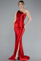 Long Red Prom Gown ABU5022