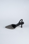 Black-Silver Stony Stiletto AB1127
