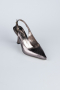Platinum Patterned Evening Shoe ABD1130