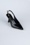 Black Patterned Evening Shoe ABD1130