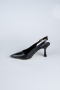 Black Patterned Evening Shoe ABD1130