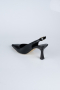 Black Patterned Evening Shoe ABD1130