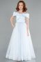 Long Light Blue Girl Dress ABU4826