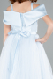 Long Light Blue Girl Dress ABU4826