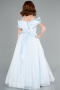 Long Light Blue Girl Dress ABU4826