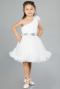 Short White Girl Dress ABK2065