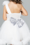 Short White Girl Dress ABK2065