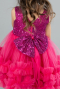 Short Fuchsia Girl Dress ABK2066
