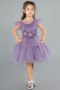 Short Lavender Girl Dress ABK2067