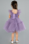 Short Lavender Girl Dress ABK2067