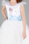 White Long Girl Dress ABU4238