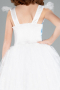 White Long Girl Dress ABU4238