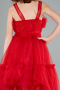 Long Red Girl Dress ABU4221