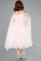 Midi Powder Color Girl Dress ABK2299
