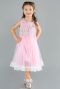 Midi Powder Color Girl Dress ABK2300