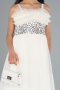 Long White Girl Dress ABU4830
