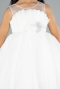 Short White Girl Dress ABK2158