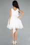 Short White Girl Dress ABK2158