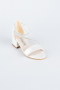 White Crystal Kid Shoe SE796