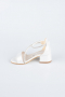 White Crystal Kid Shoe SE796