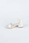 Silver Crystal Kid Shoe SE796